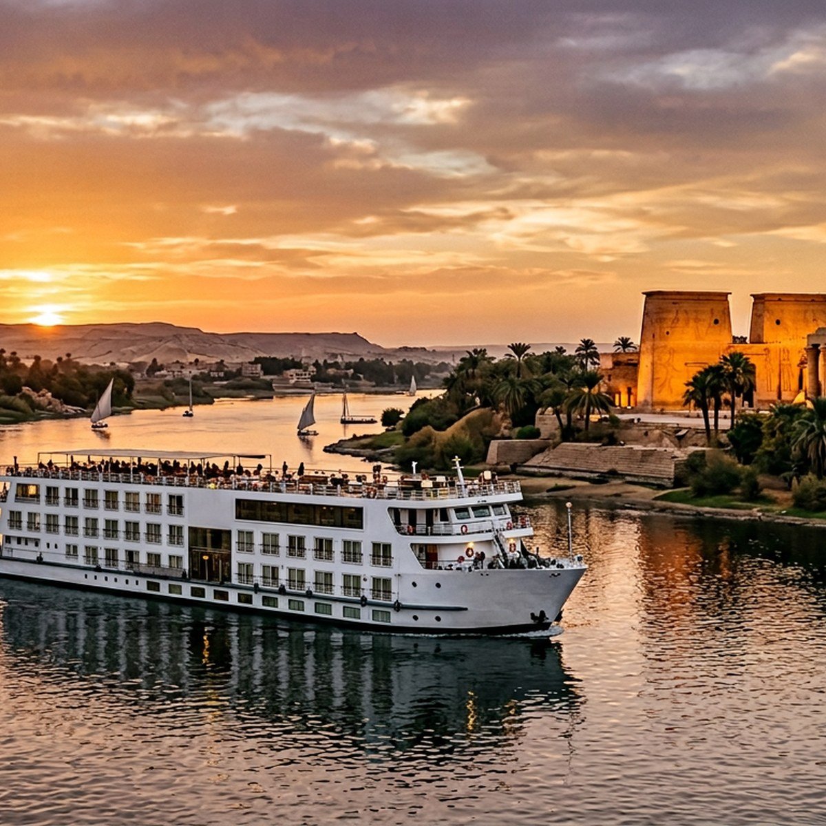 Nilkreuzfahrt 5 Tage